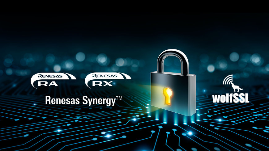 Renesas et wolfSSL proposent des solutions de sécurité IoT prêtes à l'emploi basées sur une pile TLS intégrée